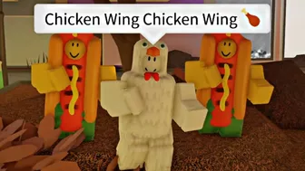 Chicken Wing Chicken Wing ???????? (meme) ROBLOX Trend 2021 *FUNNY*