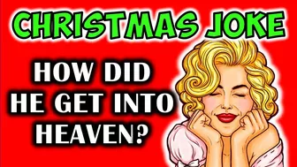 Funny Christmas joke:  Three men were at the Pearly Gates... | Joke of the day ????