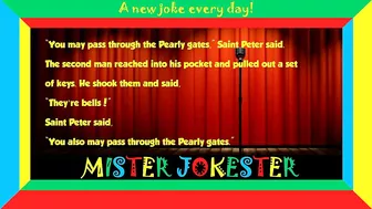 Funny Christmas joke:  Three men were at the Pearly Gates... | Joke of the day ????