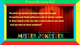 Funny Christmas joke:  Three men were at the Pearly Gates... | Joke of the day ????