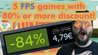 Steam Winter Sale 2021 - 5 Awesome FPS games with 80% or more discount!