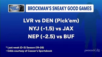 Chris Brockman’s ‘Sneaky Good Games’ for NFL Week 16: LV-DEN, NYJ-JAX, NE-BUF | The Rich Eisen Show