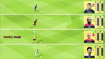 DLS 22 PACE/SPEED TEST | WHO IS THE FASTEST PLAYER IN THE GAME?