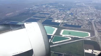 Flying over Miami Beach Florida