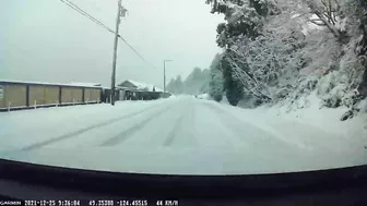 Christmas Day 2021 Qualicum Beach Morning Drive 1:23 Minutes