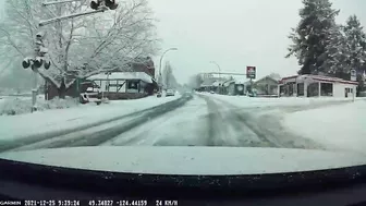 Christmas Day 2021 Qualicum Beach Morning Drive 1:23 Minutes