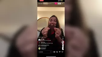 AOC tries hot chip challenge on Instagram live