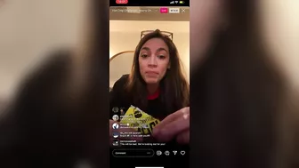 AOC tries hot chip challenge on Instagram live