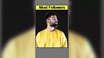 Top 5 most followed Indian on instagram |#shorts