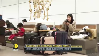 Nearly 6,000 flights cancelled globally, as Omicron hits Christmas weekend travel | English News