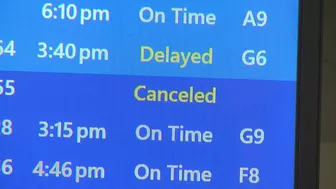 Flight Cancellations Put A Damper On Christmas Day Travel