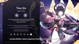 Yun Jin Official Trailer Genshin Impact