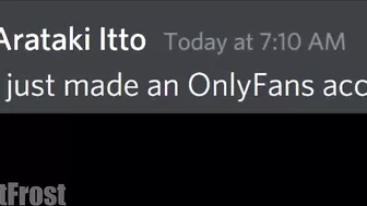 Arataki Itto shows Sara his OnlyFans Account on Discord but... (Part 3)