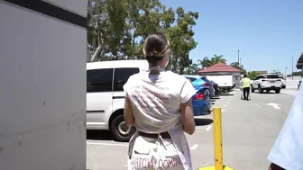 Vegan Carries a Pigs Head in the Supermarket