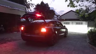 Tesla Model 3 Light Show in Thailand