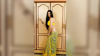 Gorgeous models in sarees and stylish blouses 351