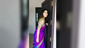 Gorgeous models in sarees and stylish blouses 351