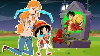 BYE Luffy DAD, PLEASE COME BACK FAMILY | Poor Baby anime sad story | Anime Animation