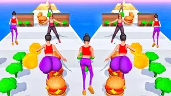 Twerk Run Game All Levels Gameplay Android,ios