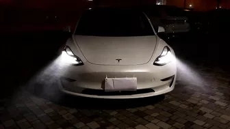 Tesla Model 3 Light Show - Knight Rider (Supercar)