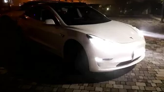 Tesla Model 3 Light Show - Knight Rider (Supercar)