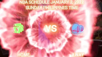 NBA GAME SCHEDULE | NBA SCHEDULE TOMORROW JANUARY 2, 2022 | NBA GAMES TODAY | NBA SCHEDULE TODAY