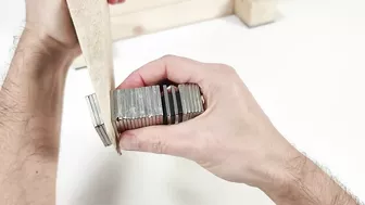 Slicing all my medium magnets with my new magnet separator | Magnetic Games