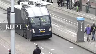 Netherlands: Scuffles erupt at banned Amsterdam demo against COVID restrix, lockdown extension