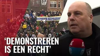 Duizenden demonstranten bij coronaprotest ondanks verbod