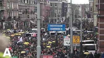 Duizenden demonstranten bij coronaprotest ondanks verbod