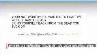 BREAKING: Tony Ferguson gets TOUGH CHALLENGE for next UFC fight, Nate Diaz DELETES his reaction!