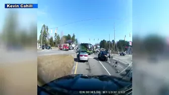 VIDEO: 9-car crash near Sunset Beach at NC coast a day after Christmas