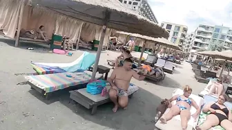 2021 Plaja Latino Beach 4K VIDEO  Sun Summer Party Fun Mamaia Bikini Beach.