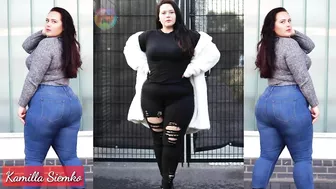 British Plus Size Curvy Fashion model || Kamilla Siemko || Instagram Star || Fashion World