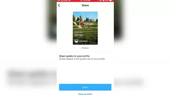 How to create a guide with places in Instagram?