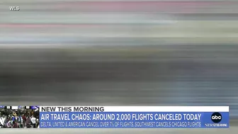 Mass cancellations on the final day of the holiday travel season l GMA