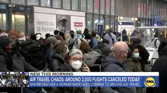 Mass cancellations on the final day of the holiday travel season l GMA