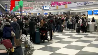 Mass cancellations on the final day of the holiday travel season l GMA