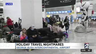 Holiday travel nightmares at George Bush Intercontinental Airport