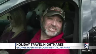 Holiday travel nightmares at George Bush Intercontinental Airport