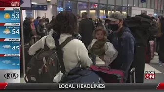 Travelers flock to SFO for post-holiday travel