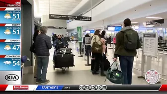 Travelers flock to SFO for post-holiday travel