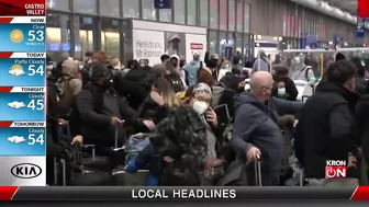 Travelers flock to SFO for post-holiday travel