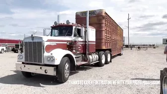 Moving a Trailer for the First Time: 1971 Kenworth W900A & 1966 Wilson