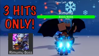 Defeat *NEW* boss RIMURU with 3 HITS in ANIME FIGHTING SIMULATOR