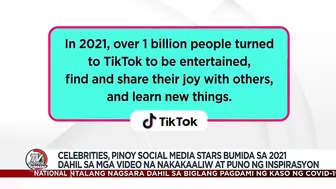 Celebrities, pinoy social media stars bumida sa 2021 dahil sa mga videos na nakakaaliw | TV Patrol