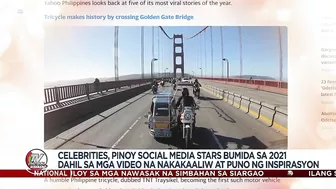 Celebrities, pinoy social media stars bumida sa 2021 dahil sa mga videos na nakakaaliw | TV Patrol