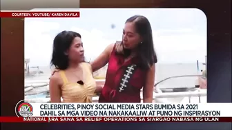 Celebrities, pinoy social media stars bumida sa 2021 dahil sa mga videos na nakakaaliw | TV Patrol