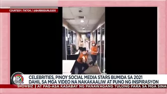 Celebrities, pinoy social media stars bumida sa 2021 dahil sa mga videos na nakakaaliw | TV Patrol