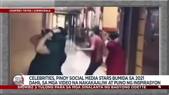 Celebrities, pinoy social media stars bumida sa 2021 dahil sa mga videos na nakakaaliw | TV Patrol